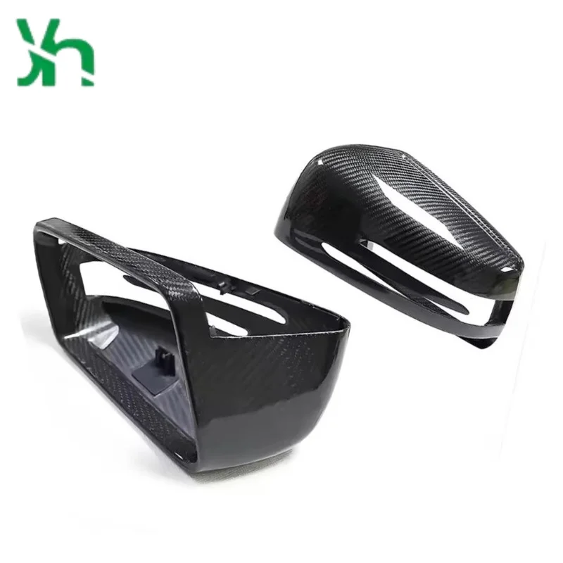 لمرسيدس بنز GLK GLA X204 X156 2008 2009 2020 2021 ألياف الكربون الباب الجانب مرآة الملحقات