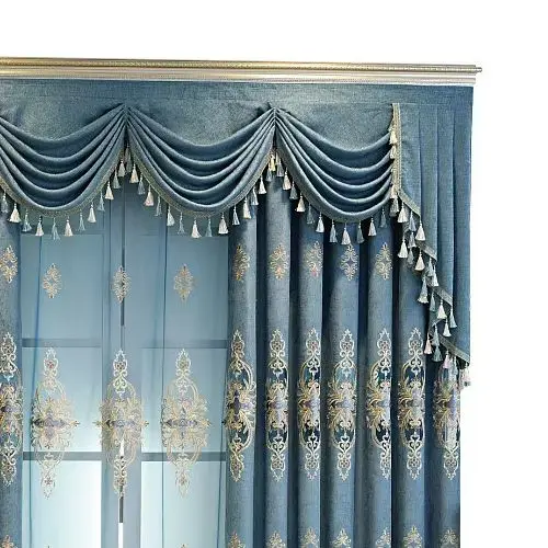 

Вилла нестандартного размера, шторы для гостиной и спальни, водорастворимые полые шторы с вышивкой, ткань для ресторана, домашний декор