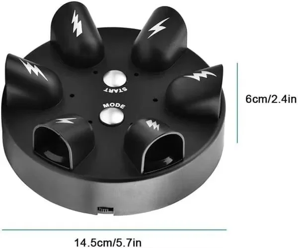 Shock Roulette Party Game Six Finger Heartbeat Lie Detector Spoof Toys Finger Stunning Stress Relief Party Toy Board Game