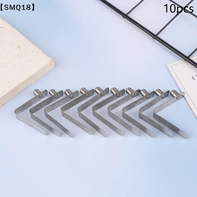 10Pcs 6*9mm Double Single Hollow Button Clips Kayak Paddle Snap Spring Clip Tent Pole Tube Lock Awning Telescopeic Shrapnel【SMQ】
