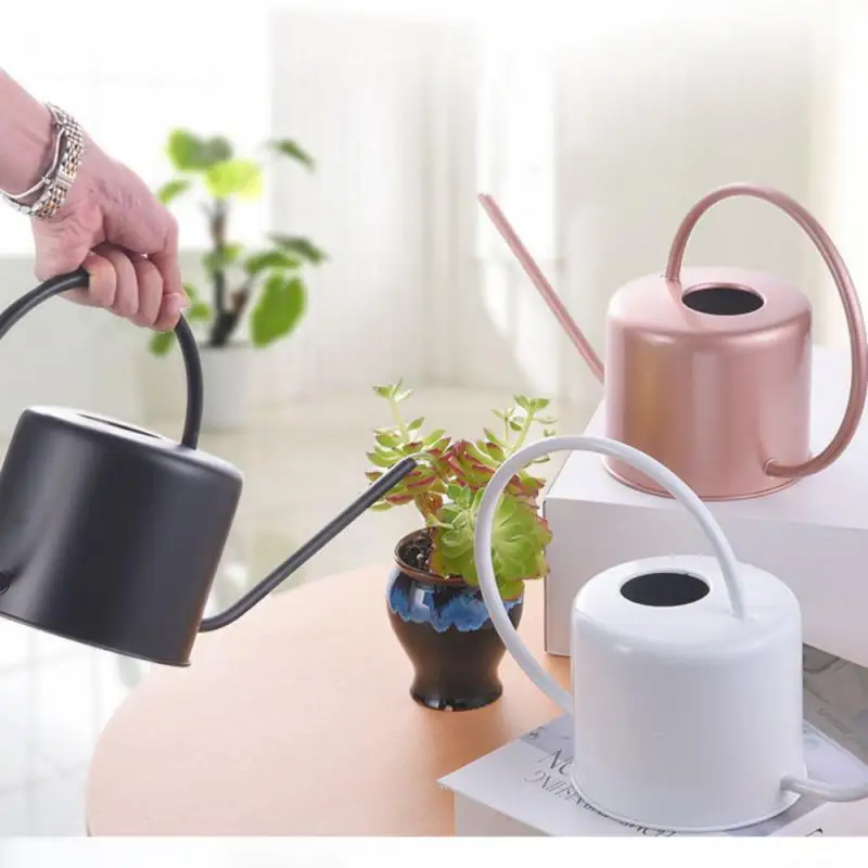 

1.3L Watering Can For HomeFlower Stainless Steel Long Nozzle Watering Can For Watering Flower Pot Gardening Watering Garden Tool