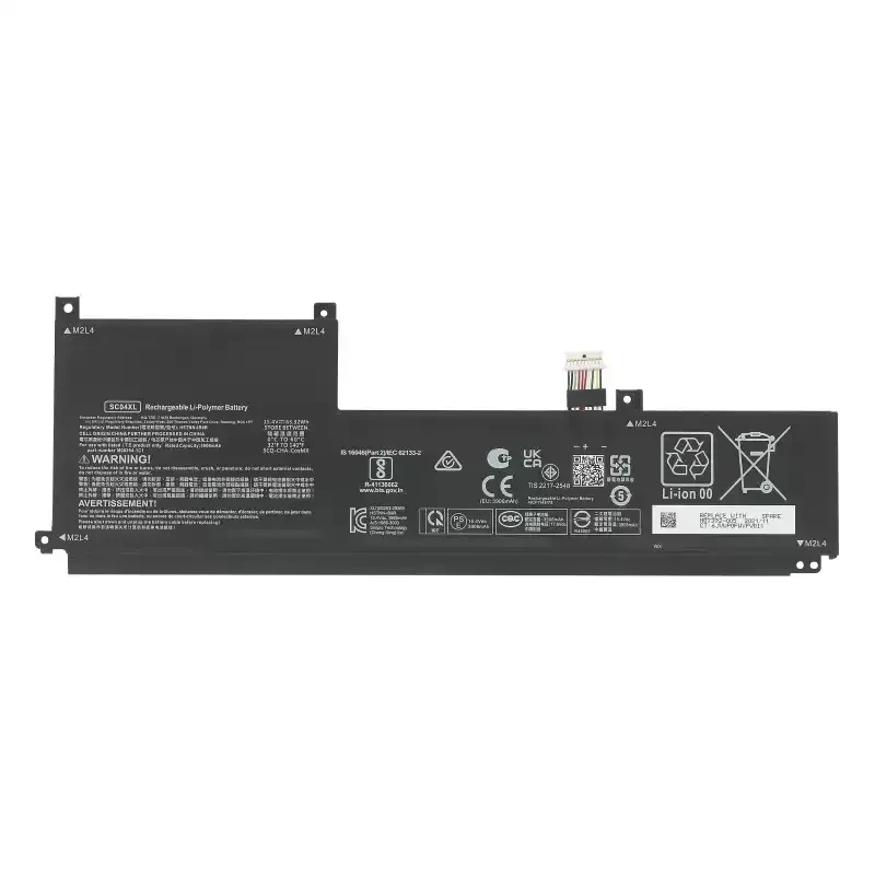 

НОВЫЙ аккумулятор SC04XL для ноутбука HP ENVY 14-EB M08254-1C1 M07392-005 HSTNN-IB9R 15.4V 63.32Wh