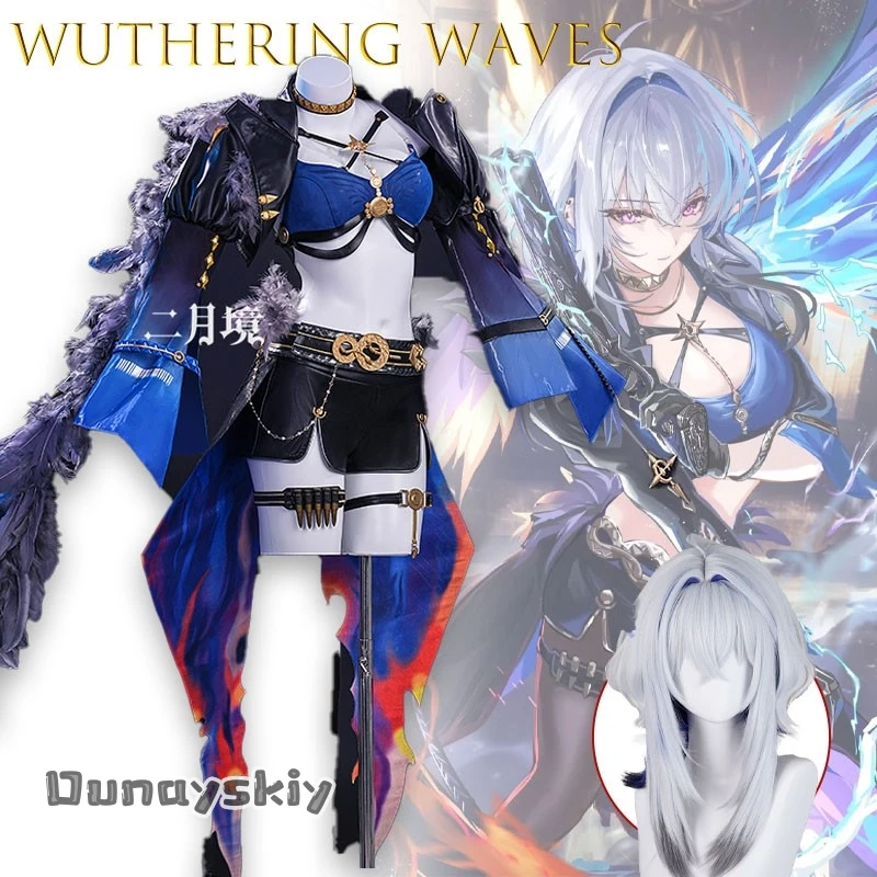 

AWuthering Waves Gabinella Cosplay Costume{Dream ZS} Game Anime Outfit Dress Carnival Halloween Party Role Play Wig Halloween﻿