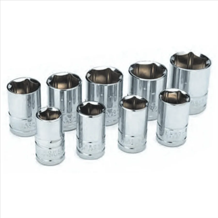 

W32202 1/2-Inch Drive Metric Socket Set 9-Piece: Ideal for Automotive Repair Machinery Maintenance and Industrial Applications
