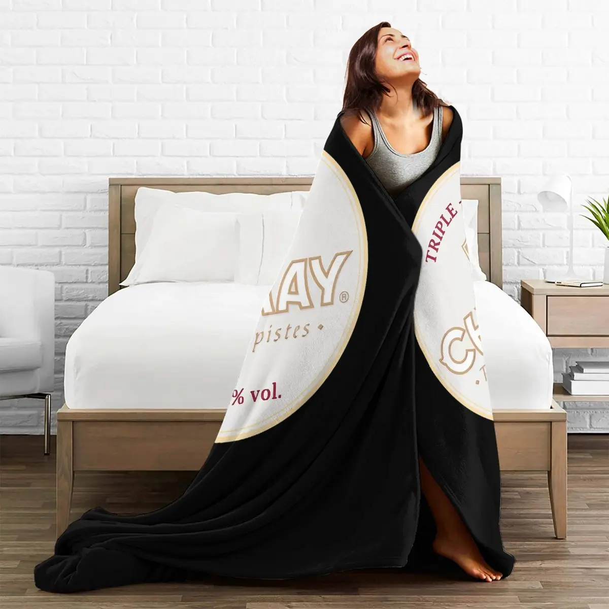Chimay Blanket Fleece Sofa Throw Blanket Lightweight for Couch Bedding Travel Throws Bedspread Quilt - view 3