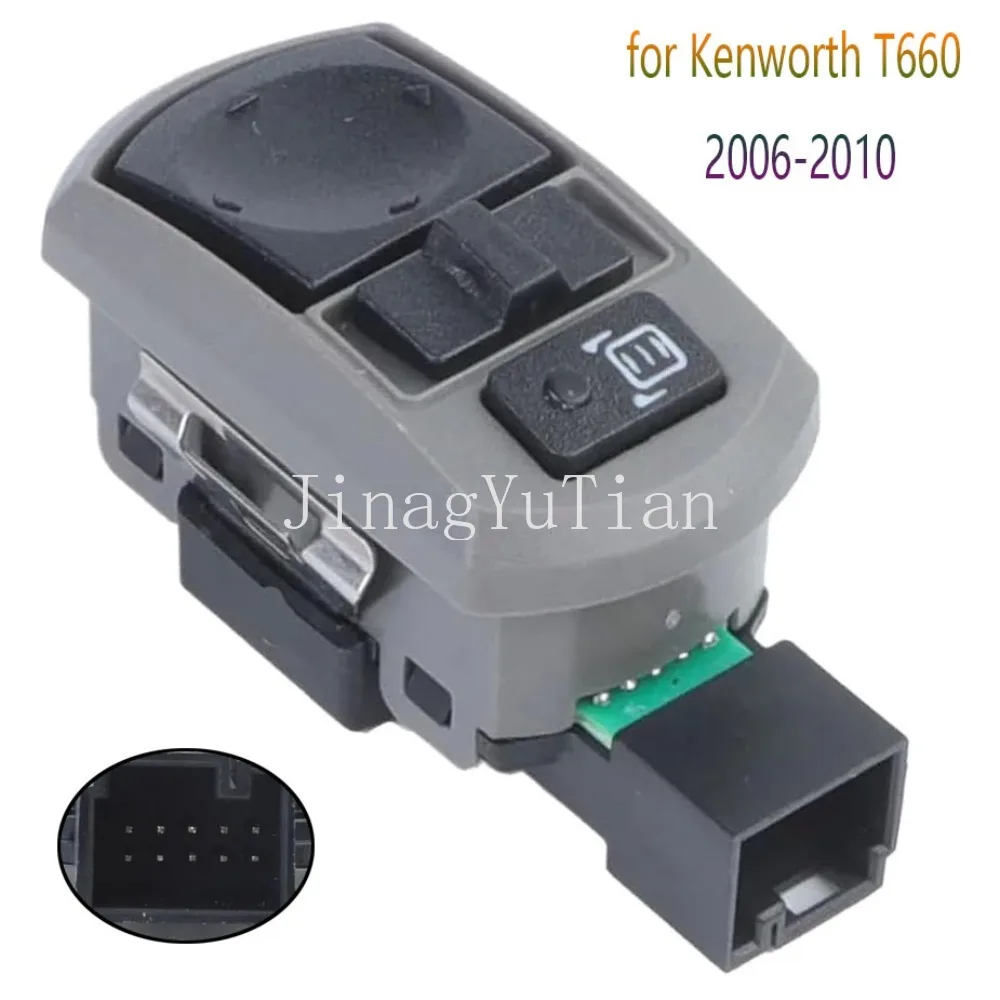 Car Accessories for Kenworth T660 2006 2007 2008 2009 2010 Electric Power Window Mirror Control Switch Regulaotr Button Parts