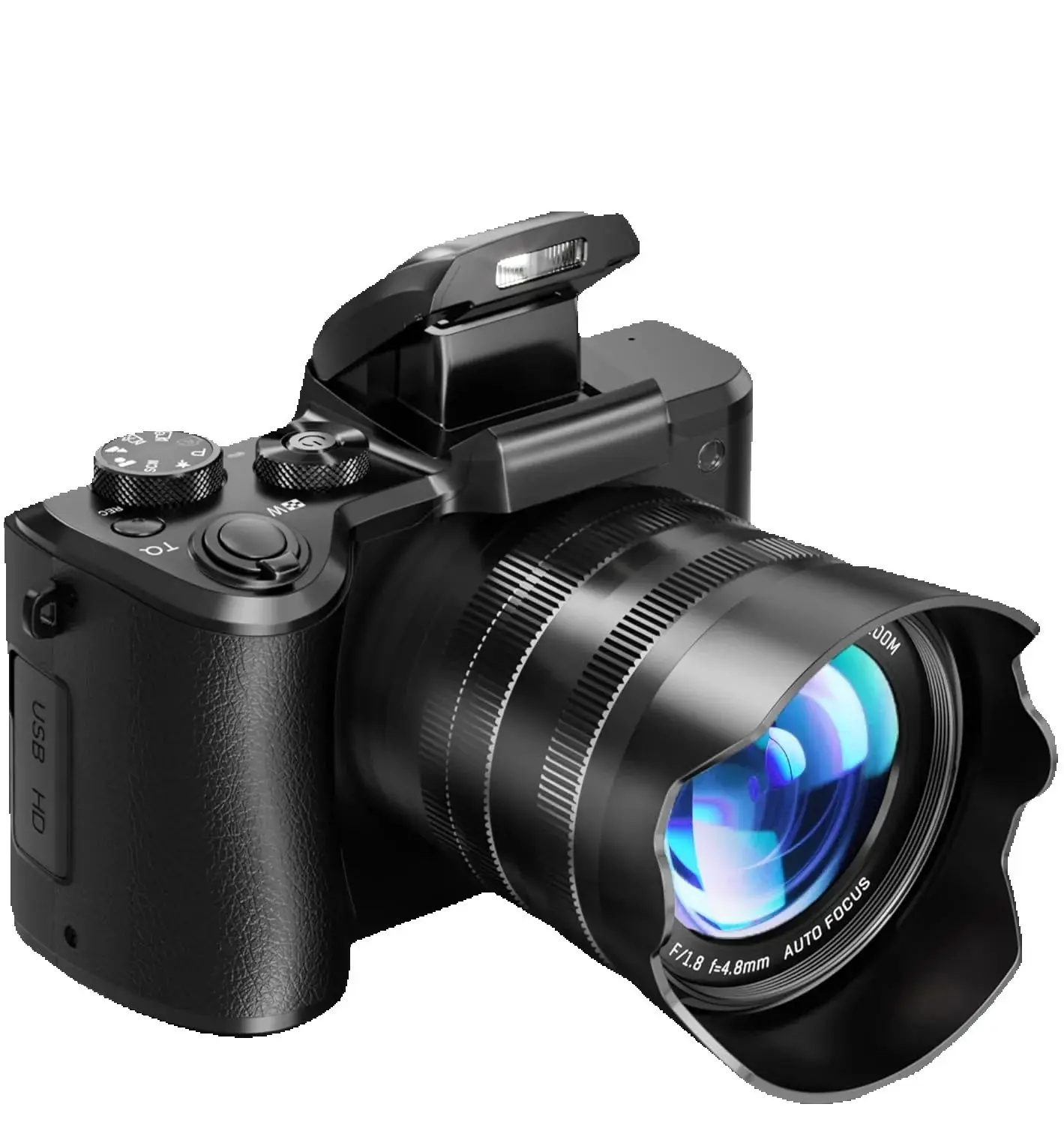 

8K Digital Camera 88MP Autofocus WiFi Vlogging Dual Lens 16X Zoom Touch Screen 32GB for YouTube Video Photo