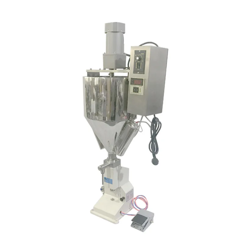 Pneumatic Dual-Purpose Small-Dose Paste & Liquid Filling Machine with Heating Stirring and 1% Accuracy