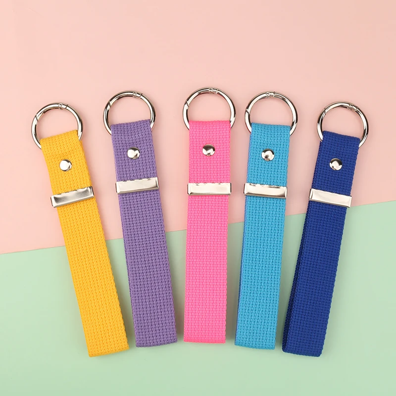 New Keyring Strap Keychain Short Lanyard Used In Car Keys Badge Holder USB Pendant Portable Anti Lost Keychains Bulk Wholesale