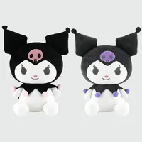 25cm Genuine Aoger Anime Kuromi Plush Doll Stuffed Toys Kawali Home Pillow Soft Stuffed Dolls Birthday Kids Gift