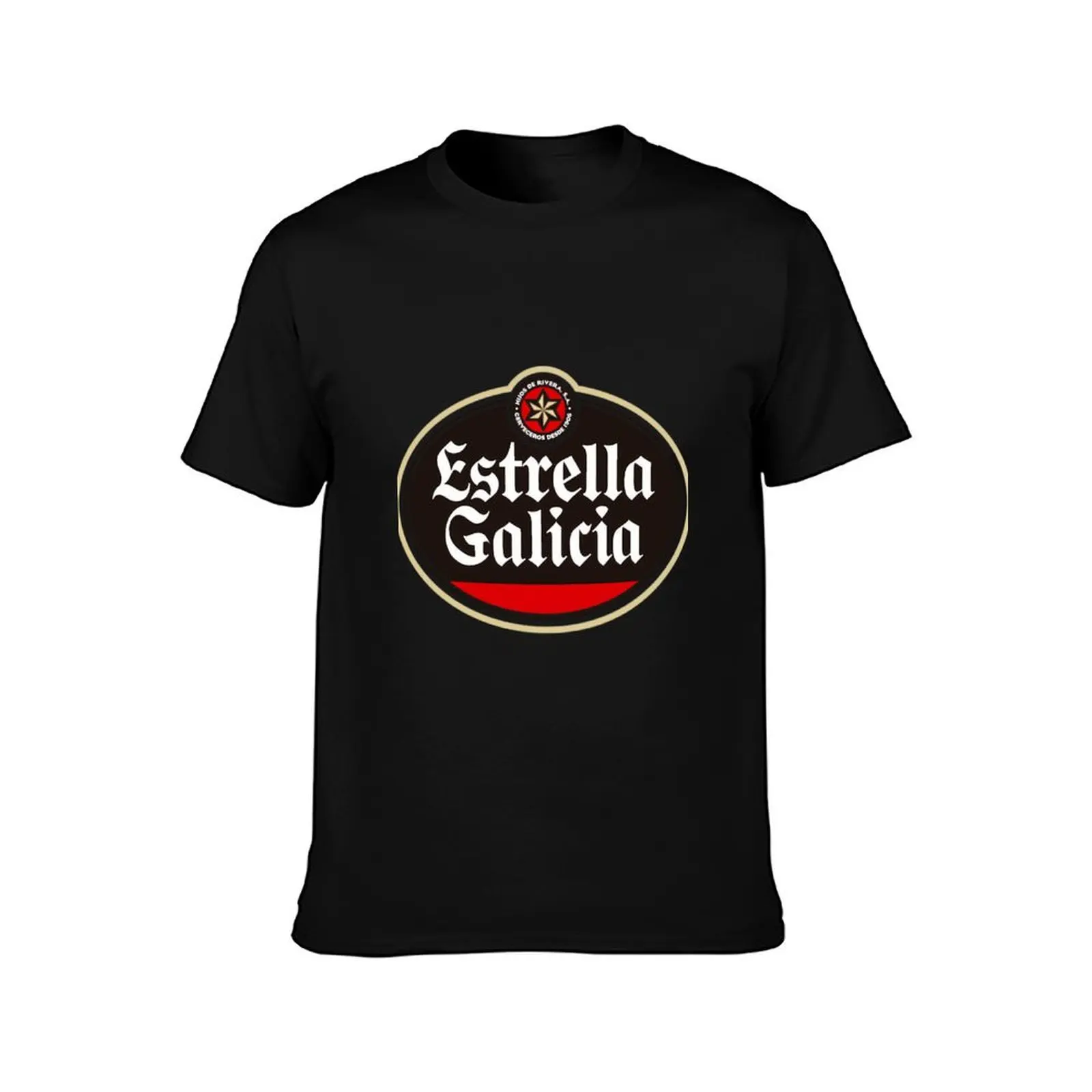 Estrella Galicia Beer Spain T-Shirt anime customizeds blue archive vintage plus size men clothing