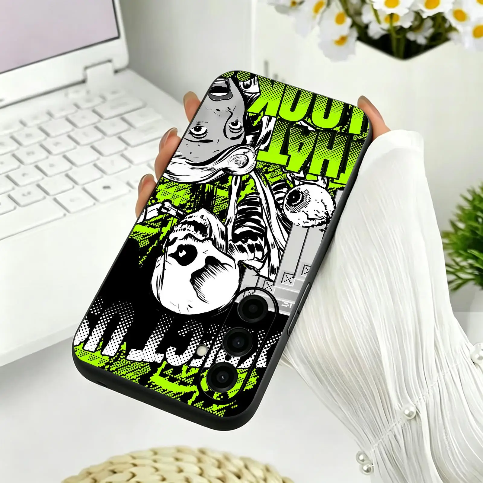 Phone Case For Samsung A57 A56 A37 A27 A17 A36 A26 A55 A35 Black Matte Soft Case HOT games Watch Dogs 2 Dedsec view 4