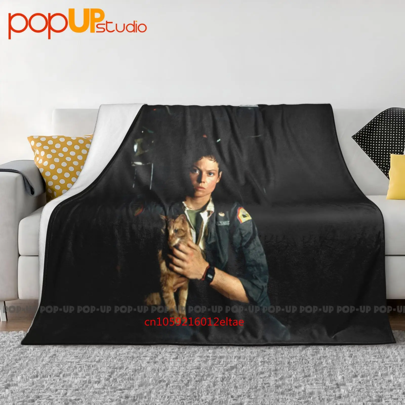 

Alien Ellen Ripley Jonsey Cat Xenomorph Ultra-Soft Blanket Quilt Winter Sofa Cover Bed Covers