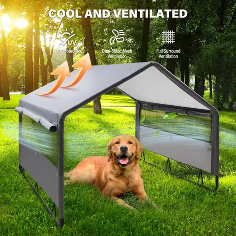 야외 창문형 강아지 텐트 차양 방수 침대