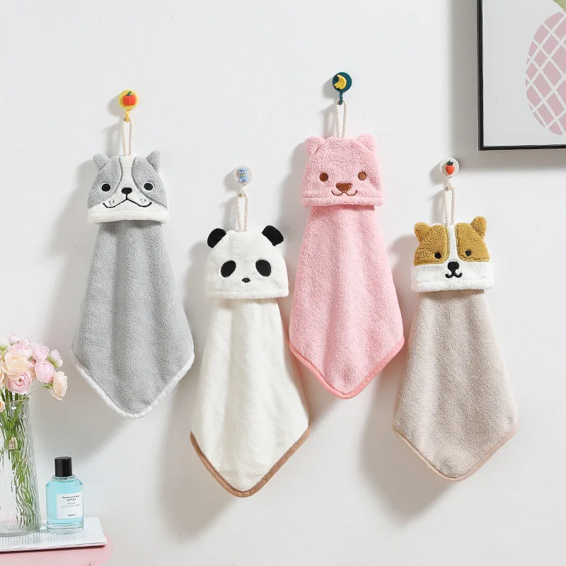 

Полотенце для рук с изображением кота для детей, супервпитывающее кухонное полотенце из микрофибры, высокоэффективное полотенце для чистки посуды, инструменты для ванной комнаты