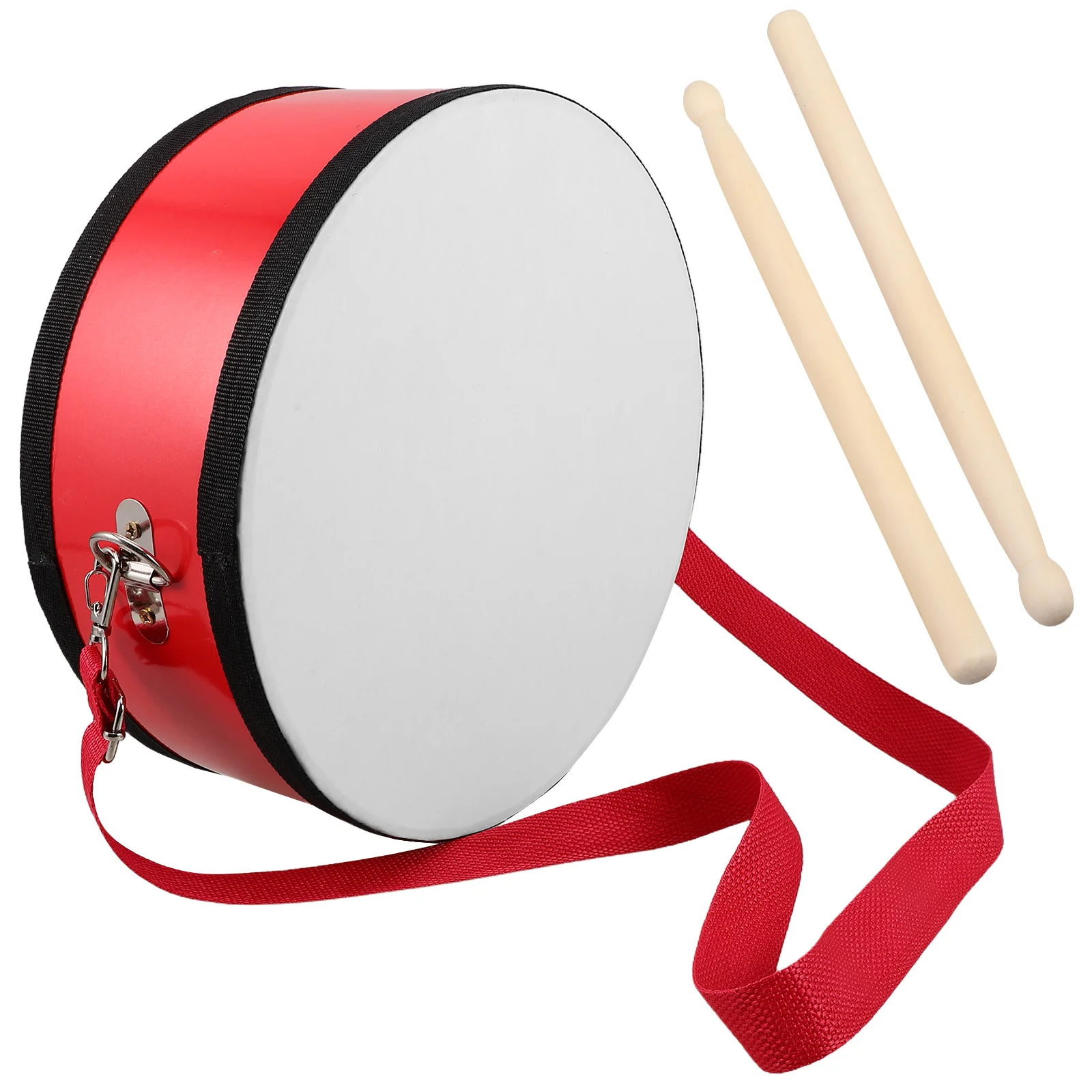 

1Set Kids Marching Snare Drum Inch with Strap - Wearable Percussion Instrument for Children Band Performance Outdoor