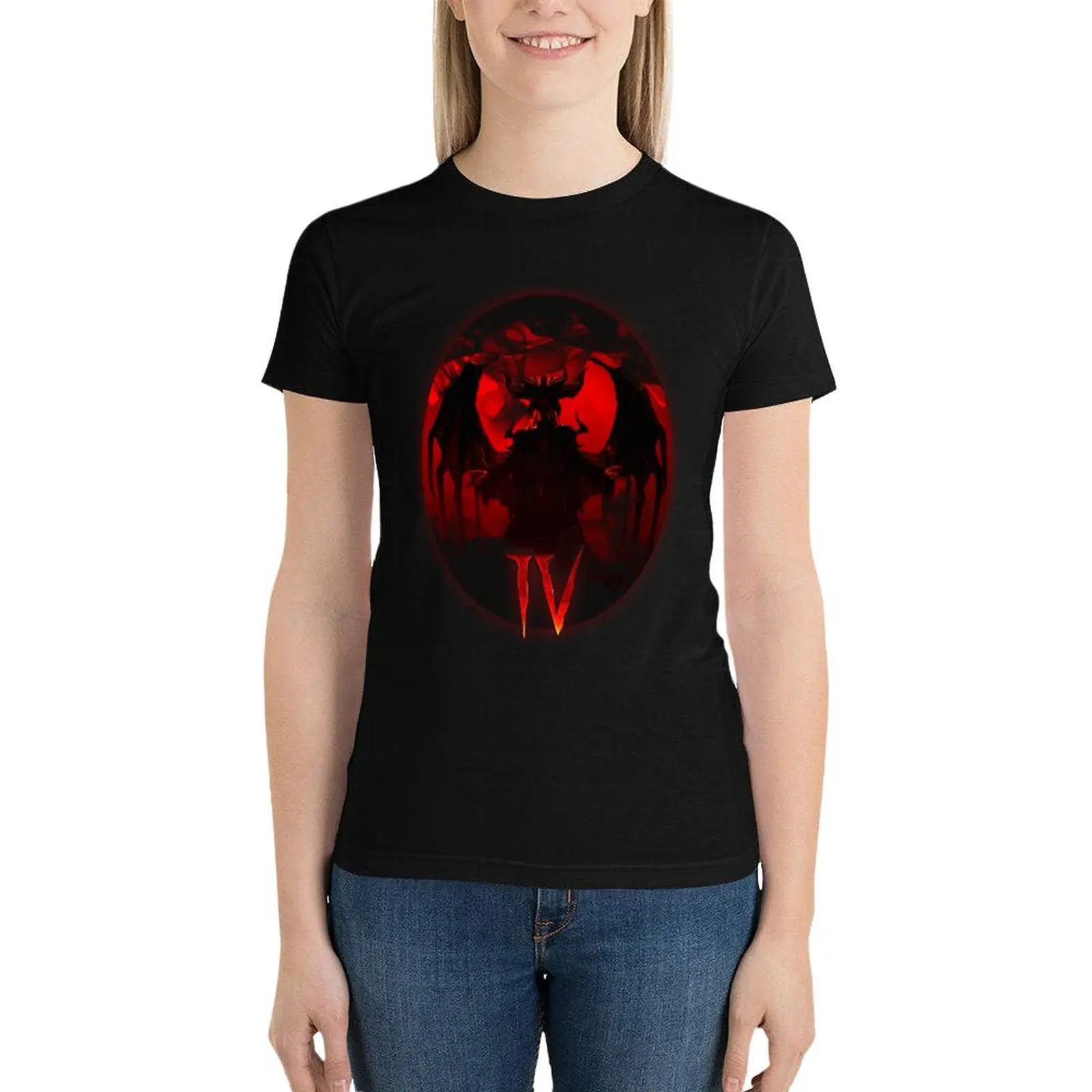 

Lilith is Waiting T-Shirt graphics hippie clothes t shirts for Women