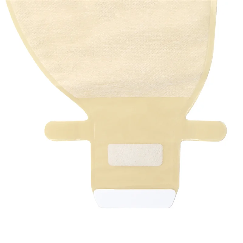 Wholesale 20 Pcs Colostomy Bags with Hook & Loop Max Cut 75mm Hole Ostomy Bags Skin Color Colostomy Bag Supplies Customized