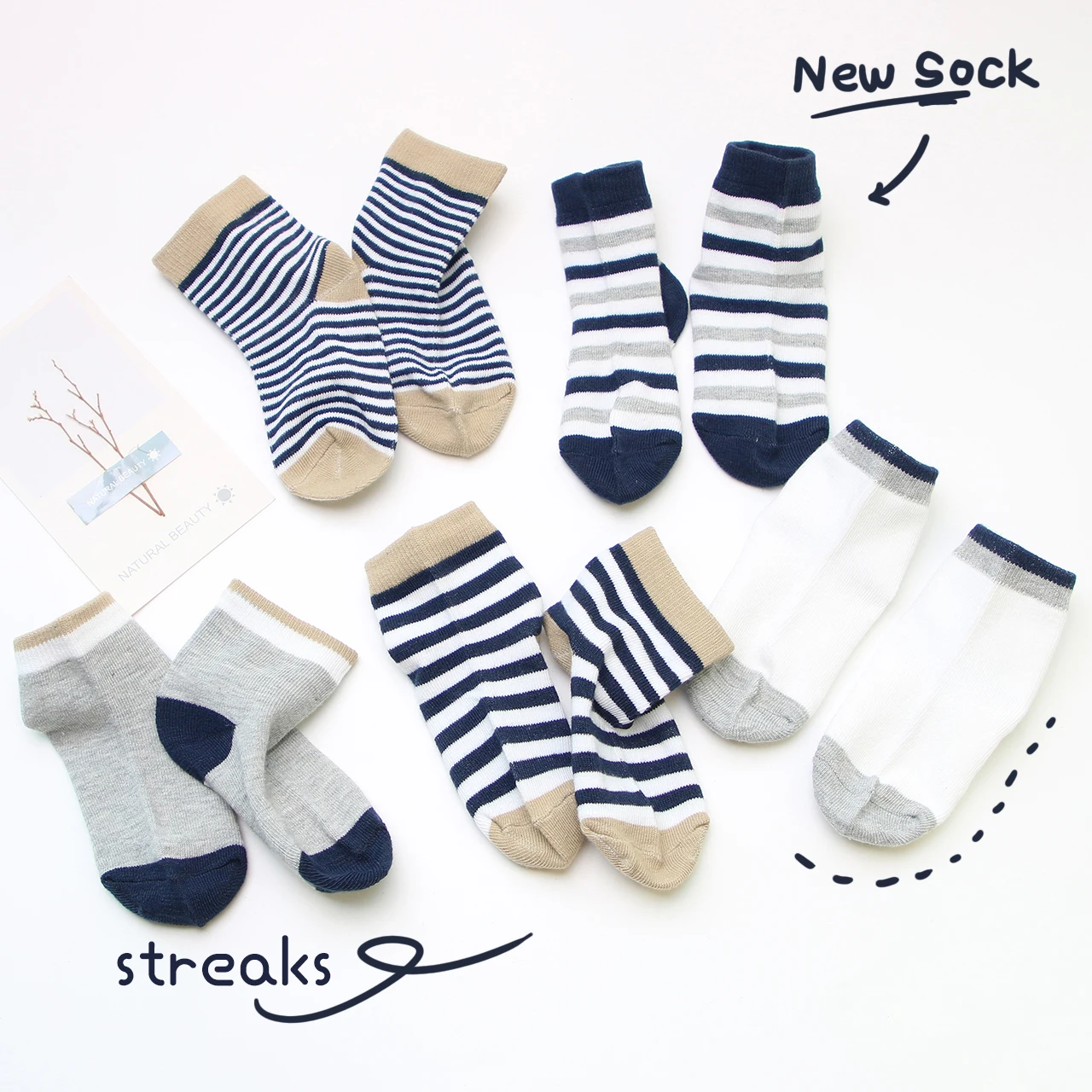 

5Pairs Cotton Breathable Children Mid Tube Socks Spring Autumn Kids Sports Sock 0-6year Baby Footwear Fashion Boys Girls Socks