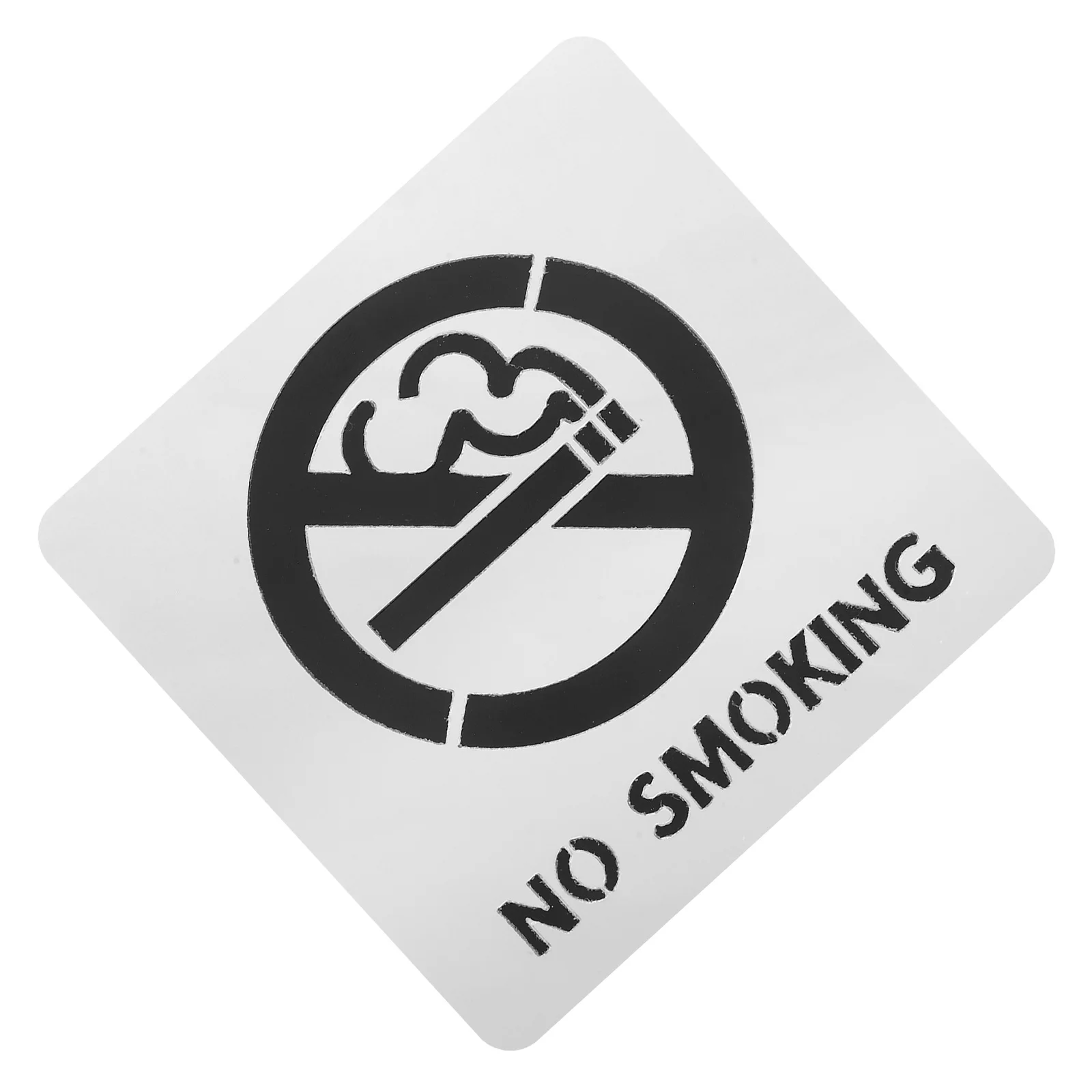 

No Smoking Table Sign Desk Sticker Waterproof Self-Adhesive Acrylic Business Office Sign Conference Room Public Area