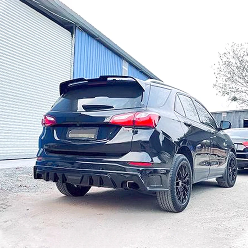 For Chevrolet Equinox 2017- 2023 Car Body Styling Rear Tail Spoiler High Quality Black ABS Plastic Wing Rear Trunk Accessories