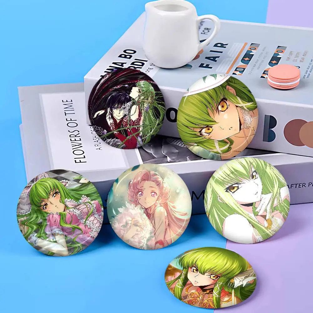 Code Geass Japan Anime Brooches Cute Cartoon Badge Jacket Jeans Lapel Pin Gift Accessorie