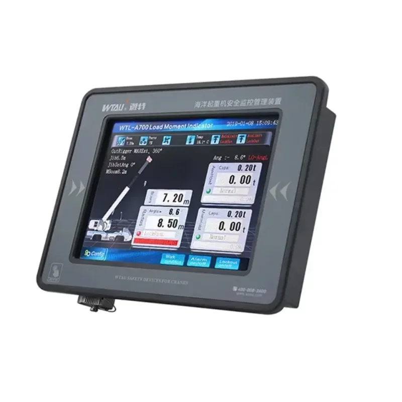 WTAU Brand WTL A700 Touch Screen Display Load Moment Indicator System for Crane Manufacturing