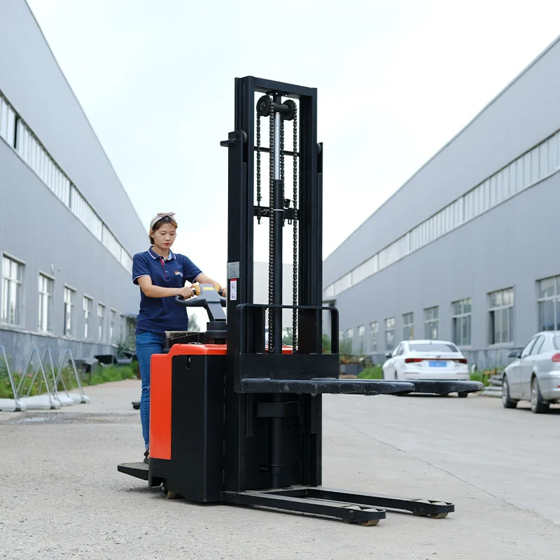 Vision Good Quality 1500kg Electric Stacker /Staker /1.5ton Mini Electric Pallet Truck /Forklift