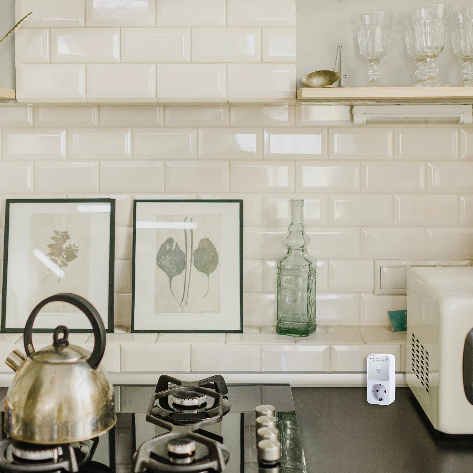 

1-10 Hour Adjustable Countdown Timer Outlet Plug-In Mechanical Timer Socket For Auto Shut Off Safety Outlet Indoor Use