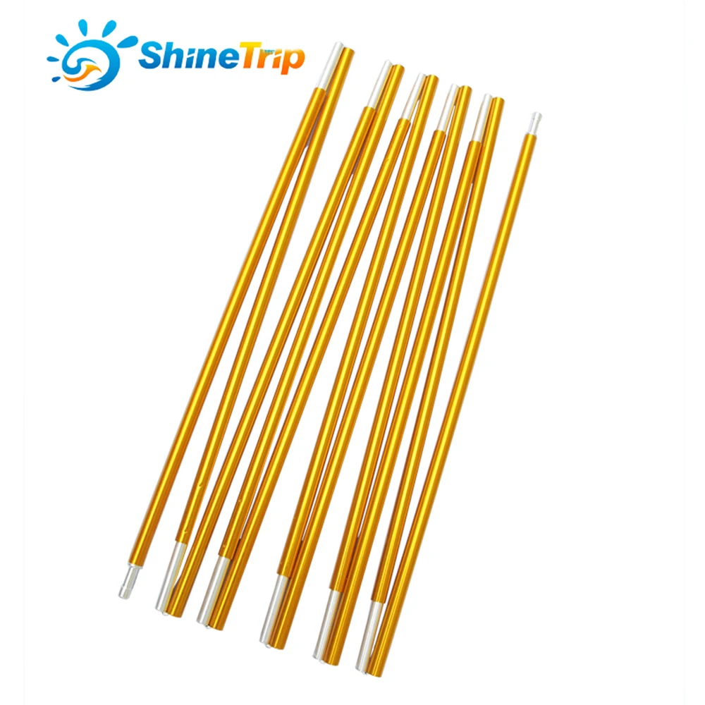 2PCS/set ShineTrip A019 7.9mm 360cm Foldable Tent Pole Aaluminium Alloy Support Double Studdle Outdoor Camping Hiking