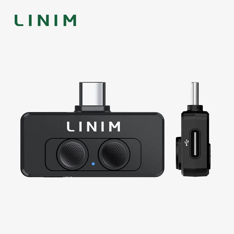 LINIM R6 Mikrofon mit Geräuschunterdrückung, speziell für Podcast/Vlog AI-Rauschunterdrückung, Plug-and-Play-Monitor, mobiles Mikrofon