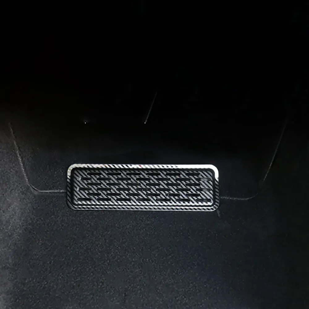 

Seat Air Outlet Protective Cover Air Vent Cover for Tesla Model Y(2020-2025) Flow Vent Grille Protection Stainless Steel