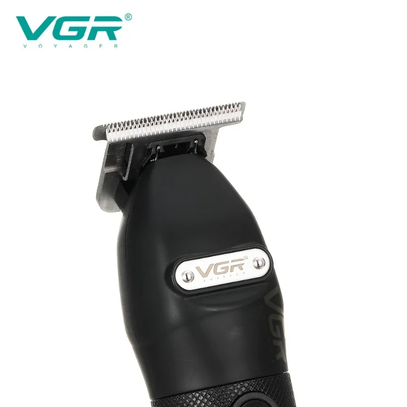 VGR Professional Care Hair Clipper Men\'s Electric Shaver Hair Trimmer LCD Charging Metal Pusher Hair Clipper V-275