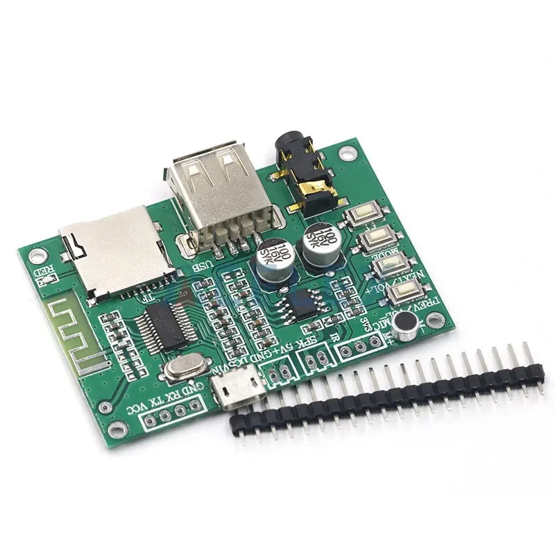 BT201 Dual Mode 5.0 Bluetooth Lossless Audio Power Amplifier Board Module Tf Card U Disk Ble Spp Serial Port Transparent Trans