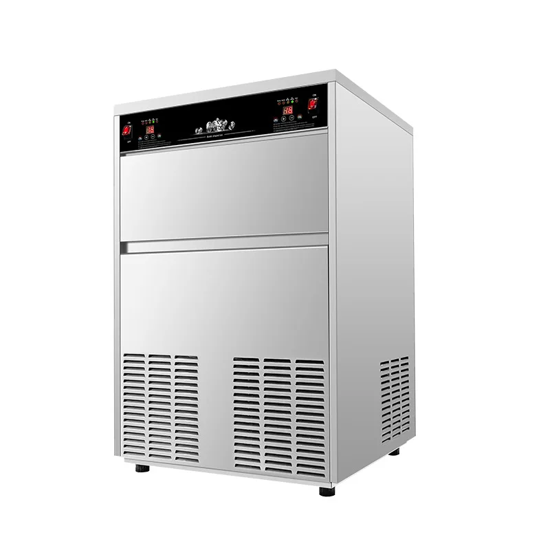 Ice machine, commercial automatic milk tea shop bar KTV bartending bullet ice making machine
