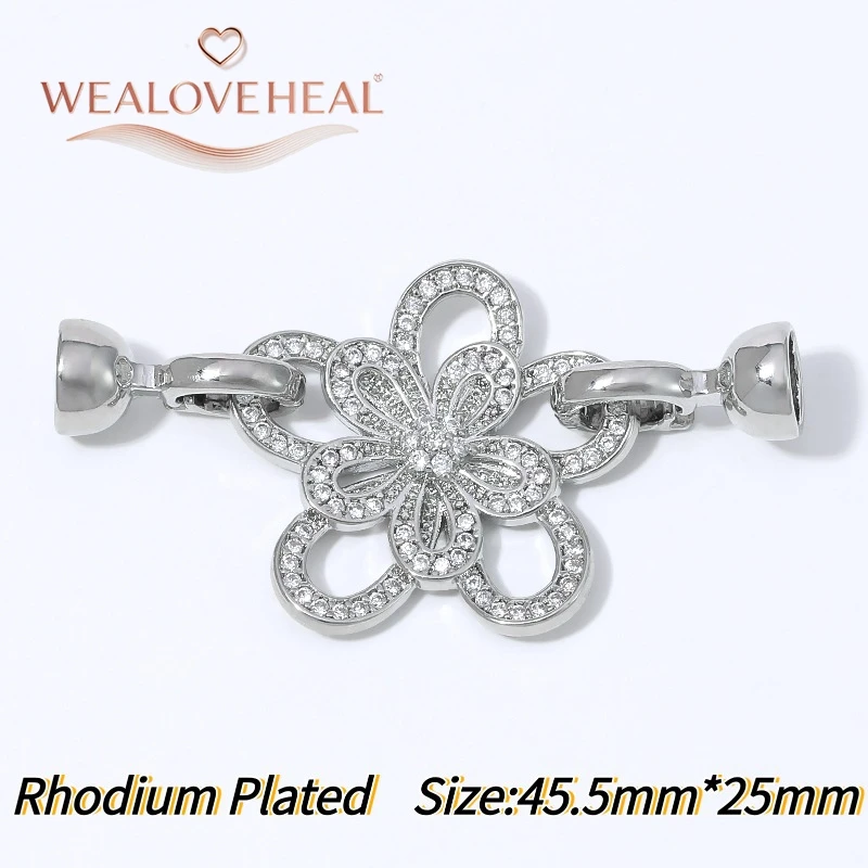 18K vergoldeter Messing-Blumenperlen-Verbinder, Mikro-Pavé-Zirkonia für DIY-Armband- und Halsketten-Schmuckherstellung. – Detail 20