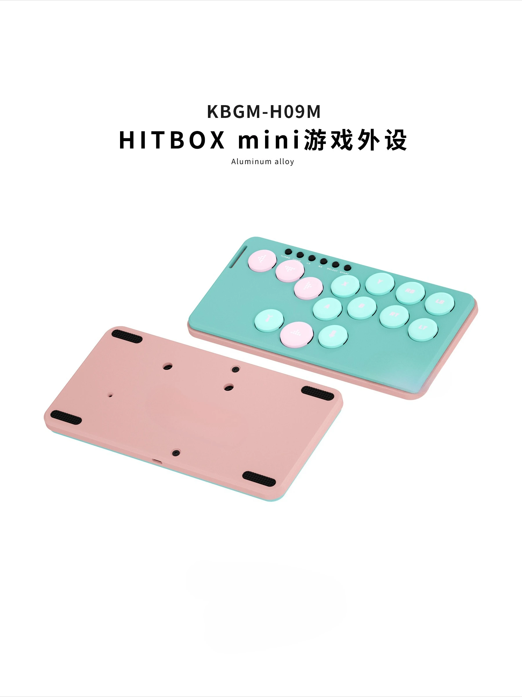 Aluminum alloy mini portable gaming keyboard Street Fighter 6 King of Fighters 15 Iron Fist 8 Rocker Arcade