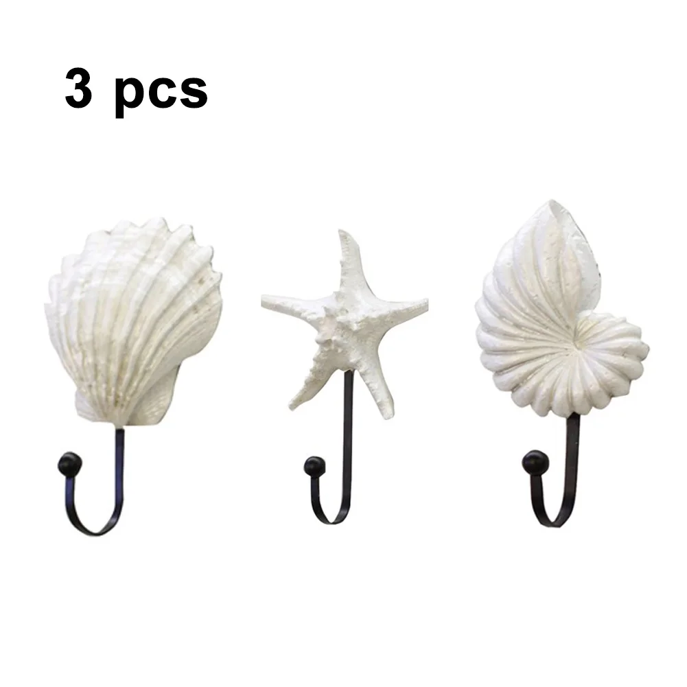 Wall Hook Sea Beach Conch Clothes Rack Practical Multifunctional Storage Ocean Hanger Clothing Home Decor