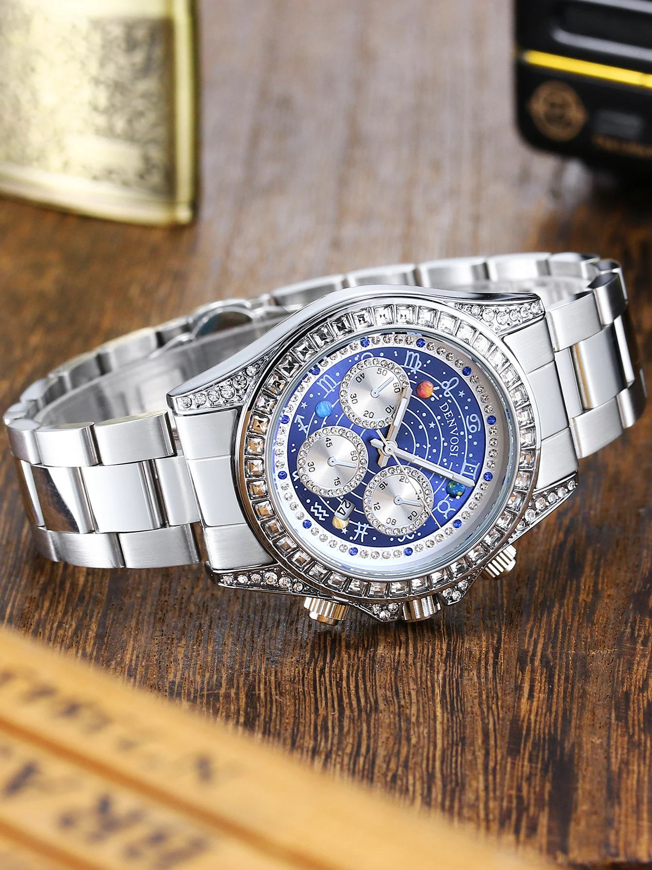 풀 다이아몬드 별자리 시계 패션 별이 빛나는 하늘 다이 - Smartwatch Luxury Watches 리뷰 및 가격