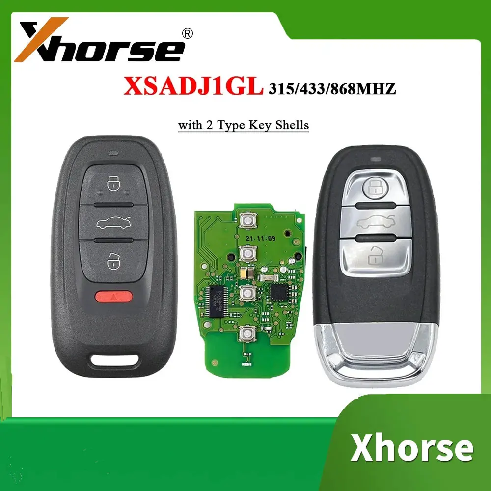 

Xhorse XSADJ1GL VVDI 754J Smart Key for Audi A6L Q5 A4L A8L For VVDI BCM2 Adapter