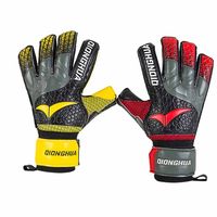 Finger Protection Goalie Gloves Non-Slip Colorful Soccer Gloves Handguard Wear-Resistant Football Goalkeeper Gloves