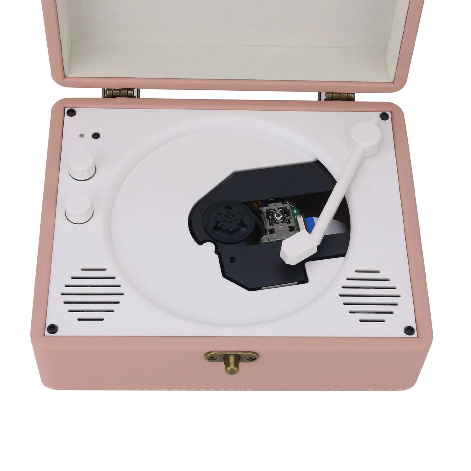 HiFiAMP مشغل أقراص مضغوطة بلوتوث مشغل أقراص محمول هدية عيد ميلاد مع جهاز تحكم عن بعد بالأشعة تحت الحمراء