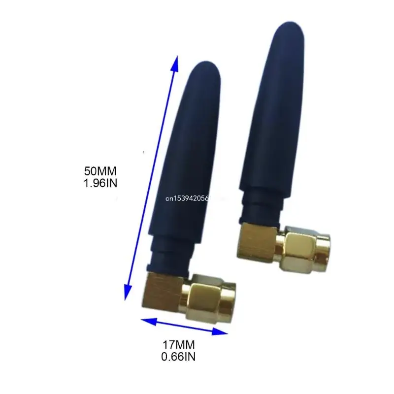 Antena wi-fi atualizada, 2.4ghz/5.8ghz, bandas duplas 3dbi rpsma-/sma, conector borracha usada para mini câmera cartão