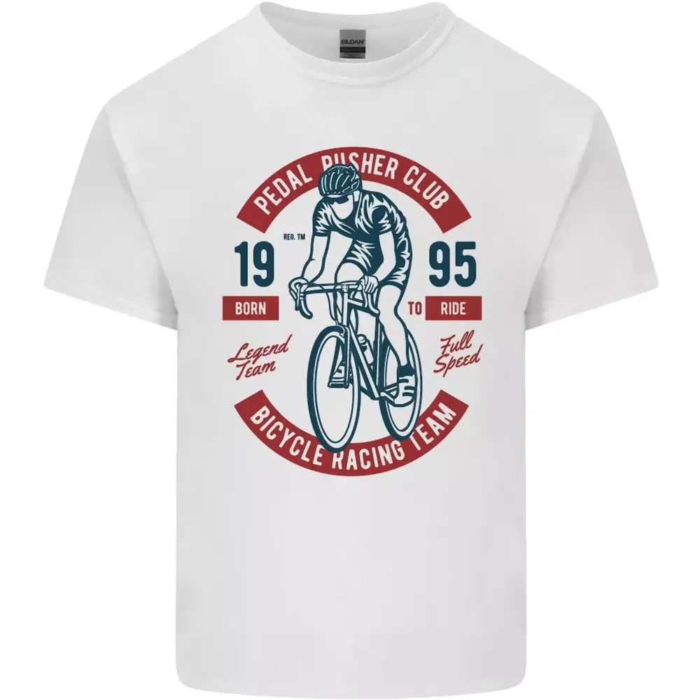 Pusher Club Cycling Cyclist Fun Pedal Men's Cotton T-Shirt Top  Tees Y2K tops Unisex Summer Short Sleeve