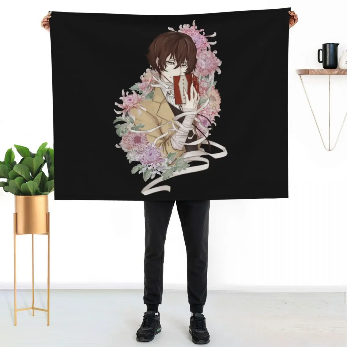 

Day Gift For Dazai Gifts For Movie Fans Throw Blanket Cozy Throw Blanket Birthday Gift for Him Her