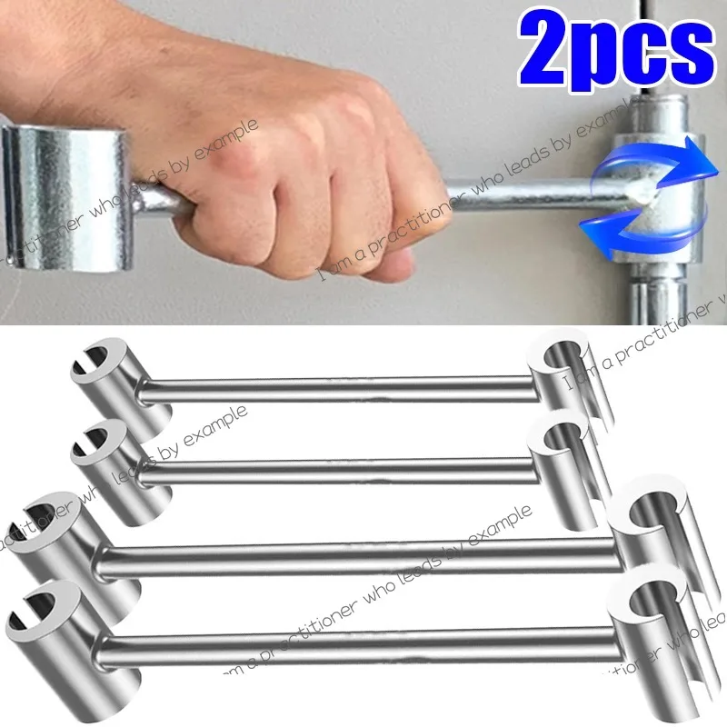 Double Head Door Hinge Repair Spanner Adjusting Door Hinge Gap Wrench Hinges Repair Wrenches Hand Tools Spanners for Round Bolt