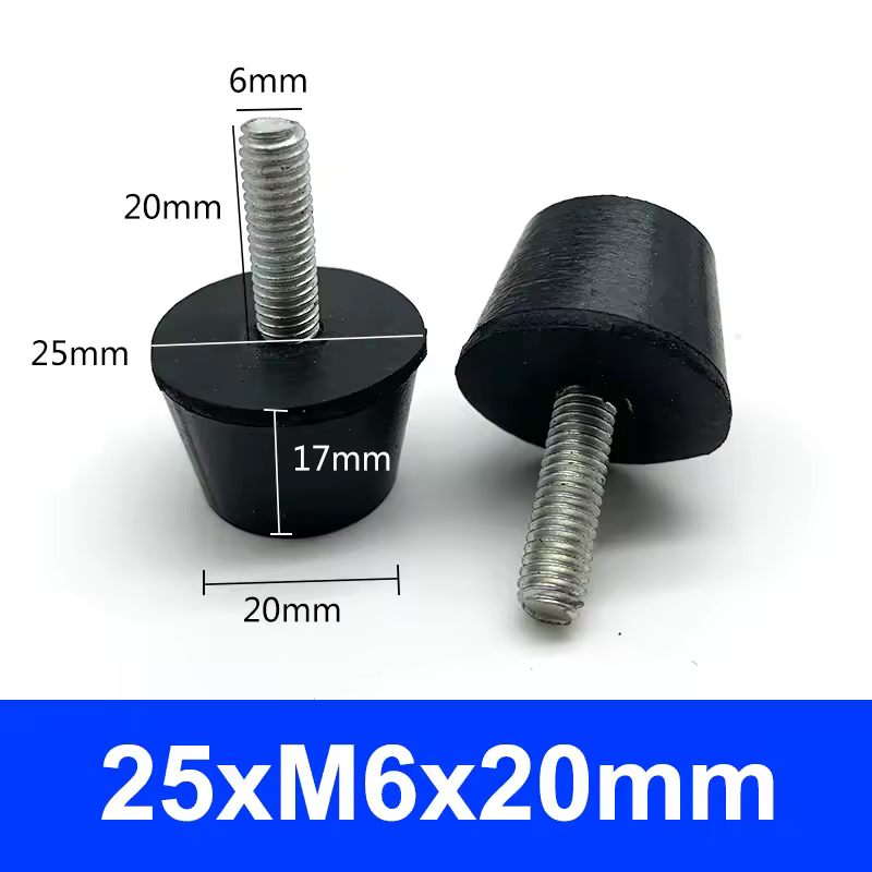Rubber Adjustable Feet Pad With Screw M6 M8 M10 Table Chair Balck Leveling Foot Pad Furniture Leg Anti-shock Protections - Image 21