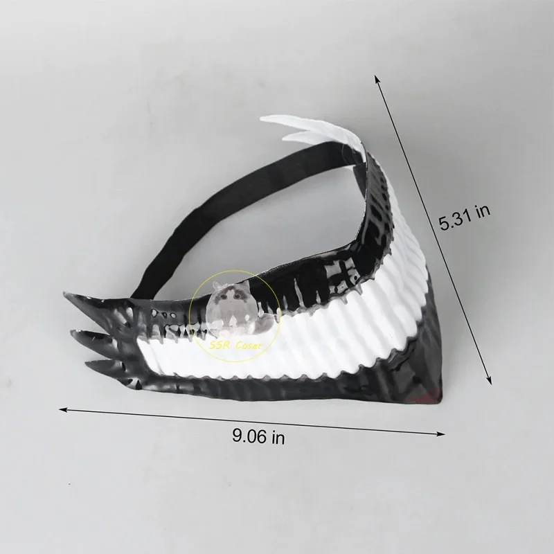 CosplayAnime Dandadan تأثيري كين تاكاكورا Okarun الشيطان اللاتكس قناع اللاتكس قناع هالوين الوحش الدعامة اكسسوارات عيد الميلاد كوس