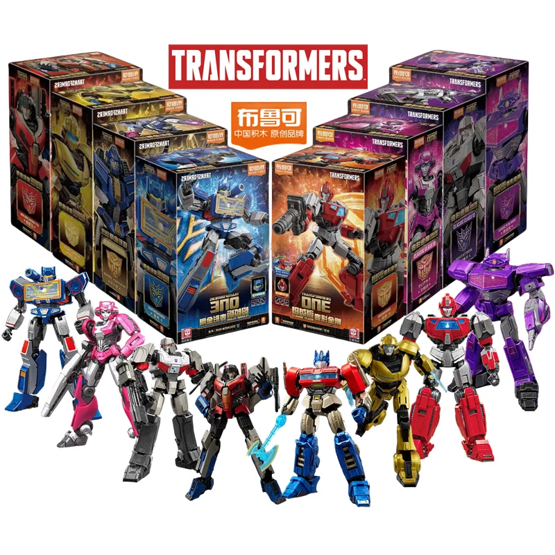 

Transformers One Cartoon Anime Toy Figurine LED Optimus Prime Bumblebee Starscream Soundwave Shockwave Megatron Assembled Toy