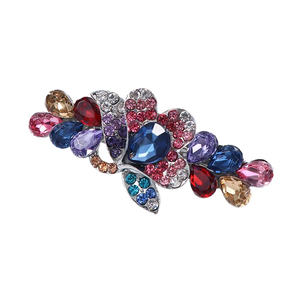 

Geometric Sweet Headwear For Girls Flower Ponytail Holder Spring Clips Women Hair Clips Hairpins Korean Barrettes